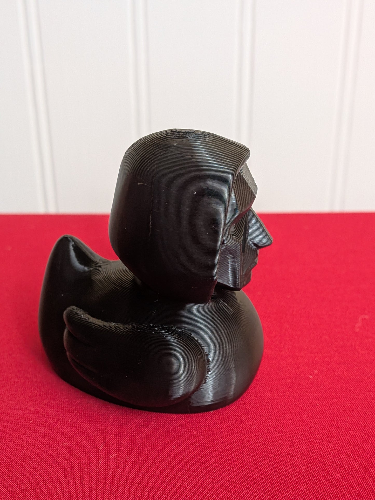 Frontman Inspired Duck – 3D Printed Masked Leader Duck Figurine, SquidGame-Inspired Collectible, Unique Gift for TV Fans