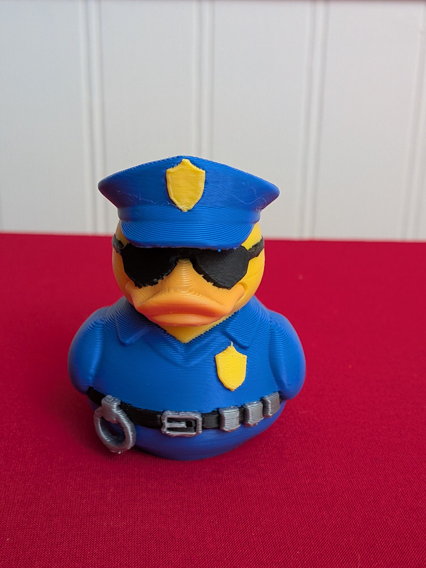 ๐ฎ Police Officer Duck โ 3D Printed Law Enforcement Collectible | Fun Gift for Police & Duck Lovers ๐ฆ