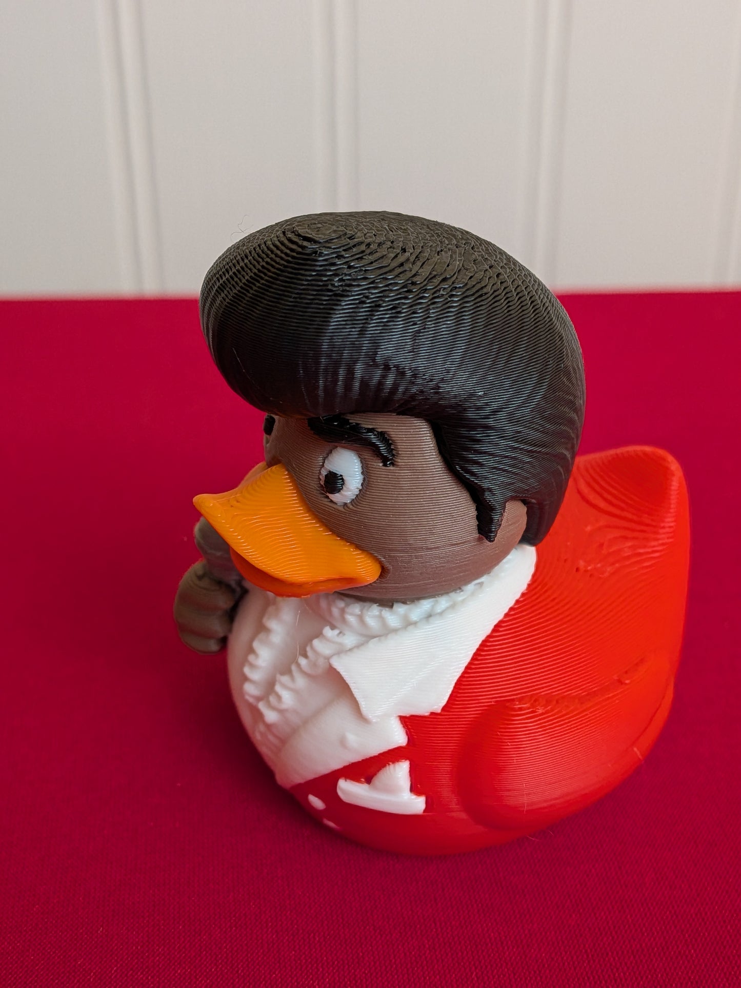 π€ James Brown Inspired Duck β 3D Printed Collectible | Funk Music Legend Rubber Duck Figurine π¦