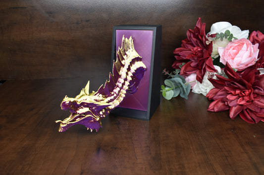 🔥 3D-Printed Dragon Book Nook – A Magical Portal for Your Bookshelf! 🐉📚