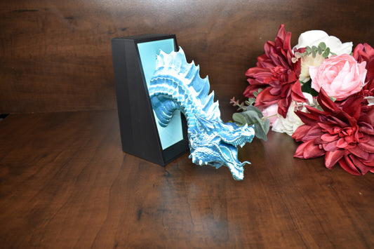 🔥 3D-Printed Dragon Book Nook – A Magical Portal for Your Bookshelf! 🐉📚