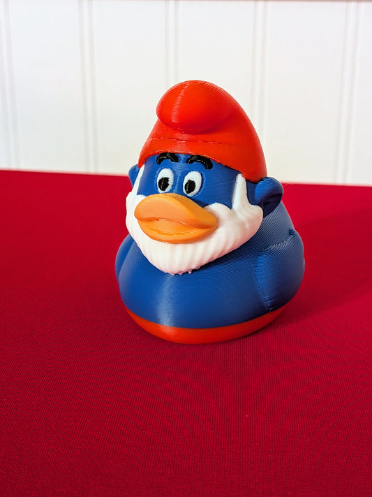 Papa Smurf Duck 3D printed Ducking Gift