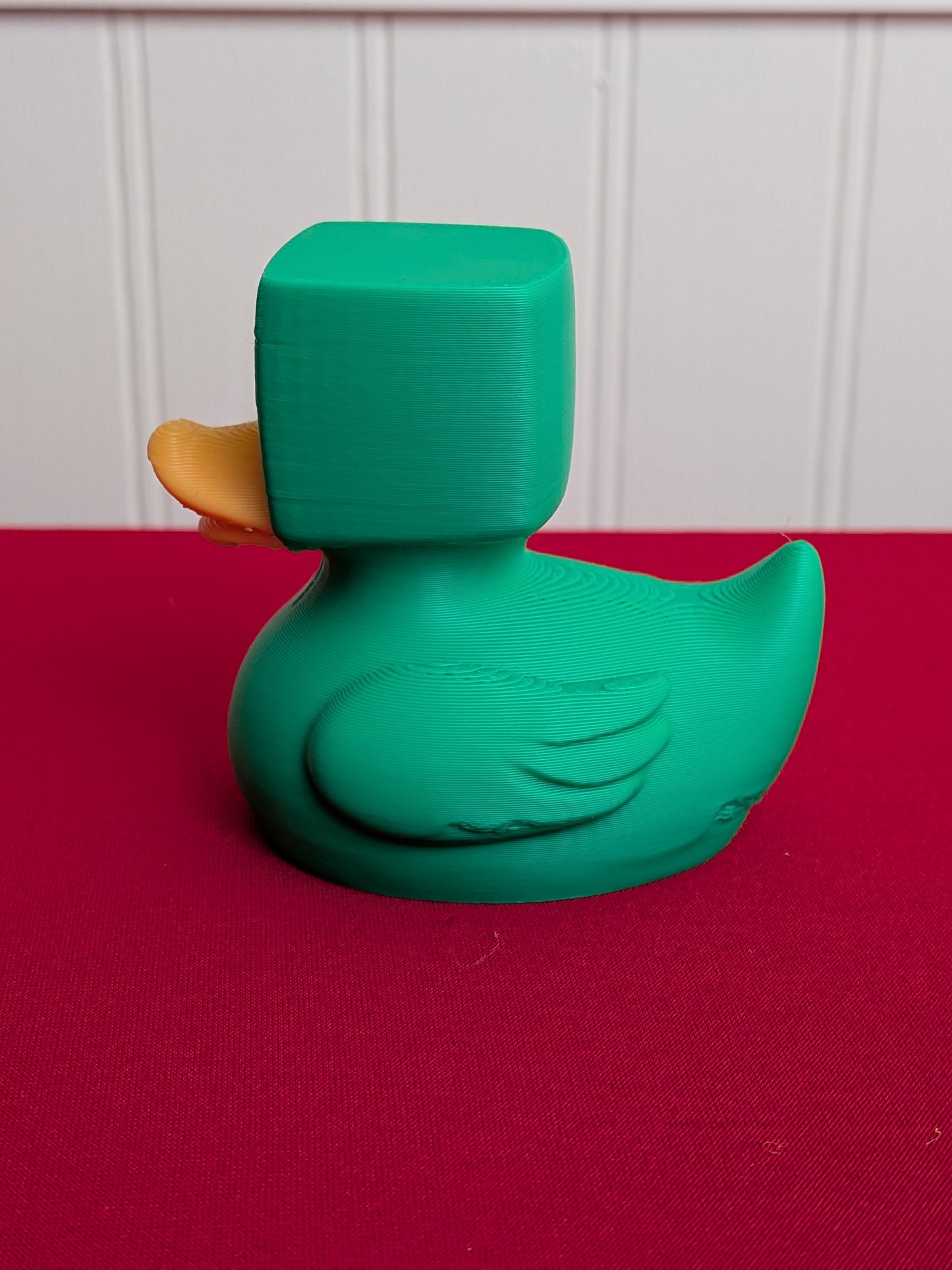 💣 Minecraft Creeper Inspired Duck | 3D Printed Collectible | Gamer Rubber Duck Figurine 🦆