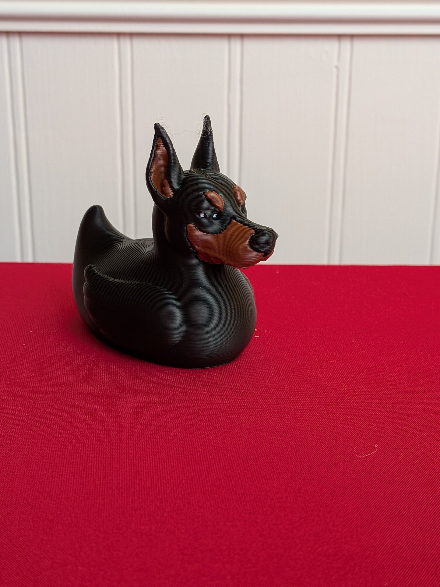 Doberman Pinscher Duck