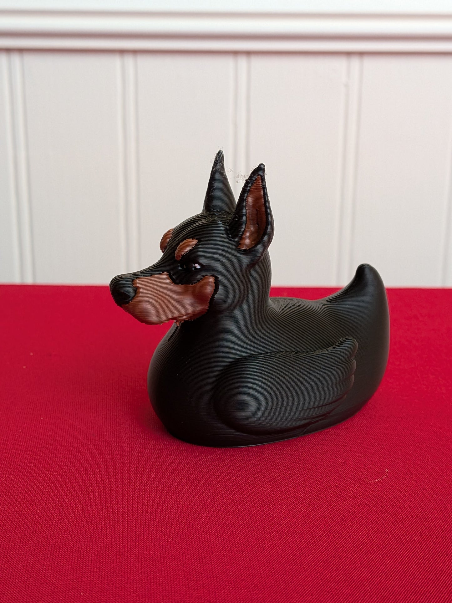 Doberman Pinscher Duck