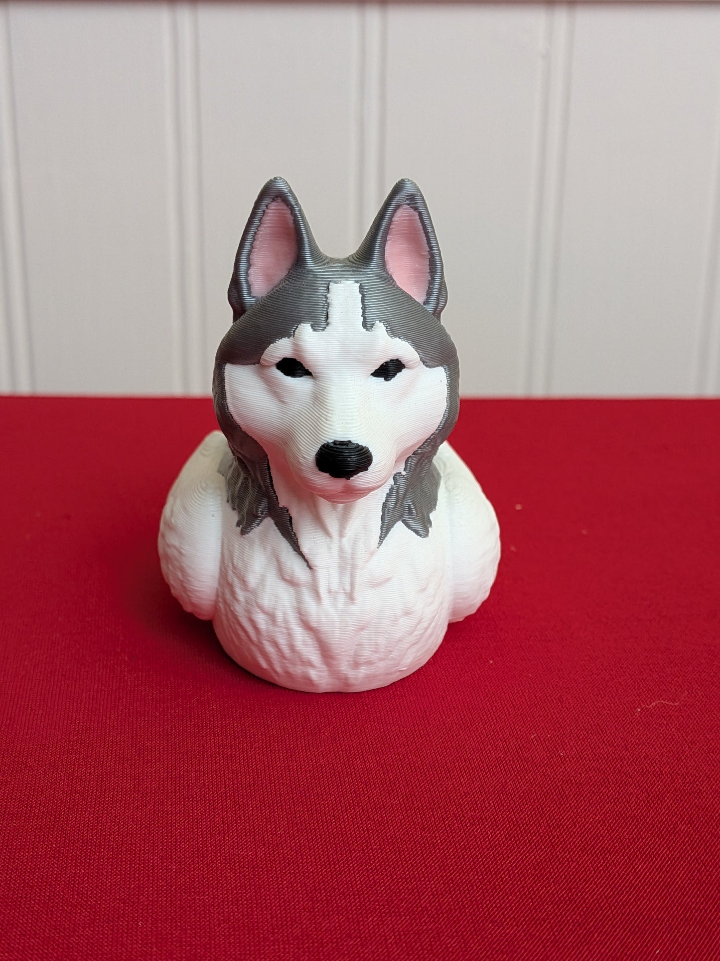 🐾 Siberian Husky Duck – 3D Printed Dog Breed Duck Collectible 🦆