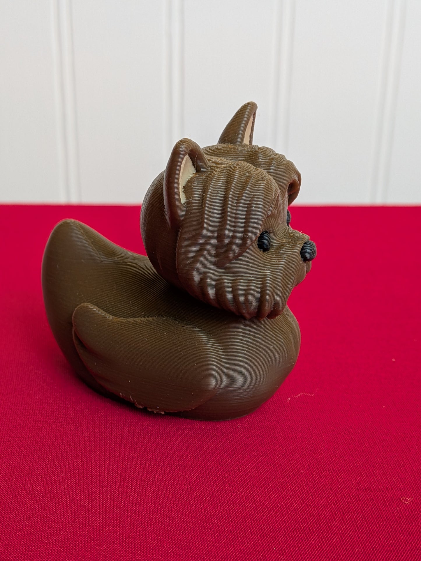🐾 Yorkie Duck | 3D Printed Collectible | Yorkshire Terrier Inspired Rubber Duck Figurine 🦆