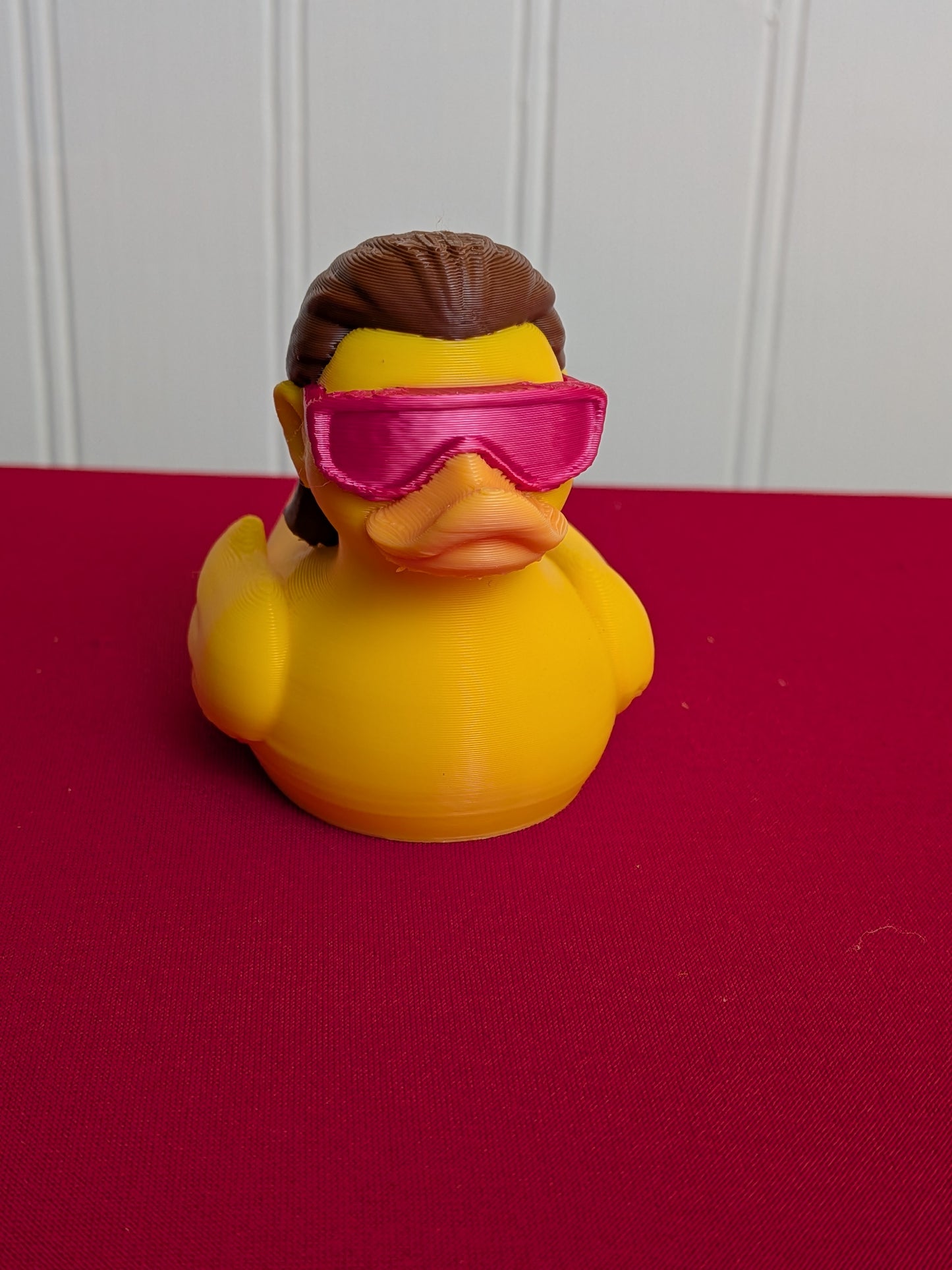 😎 Mullet Duck – 3D Printed Collectible | Funny Retro Rubber Duck Figurine with Sunglasses & 80s Vibes