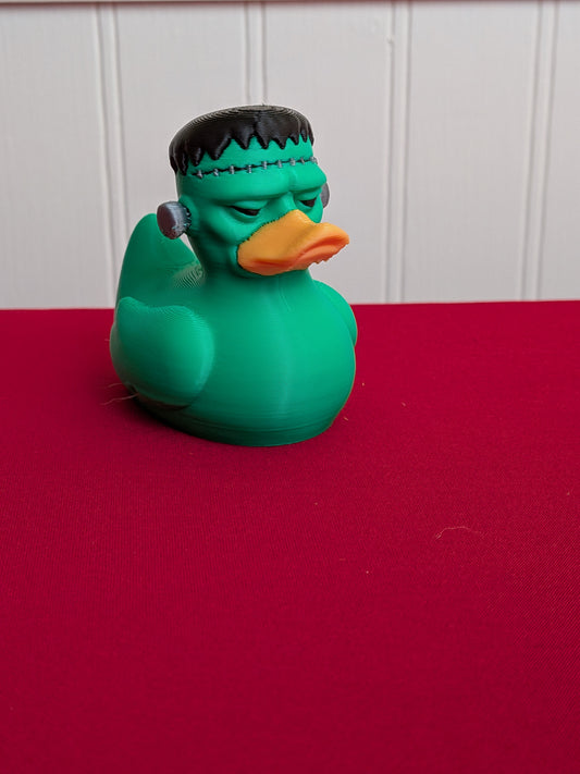 ⚡ Frankenstein Duck – 3D Printed Monster Duck Collectible 🦆