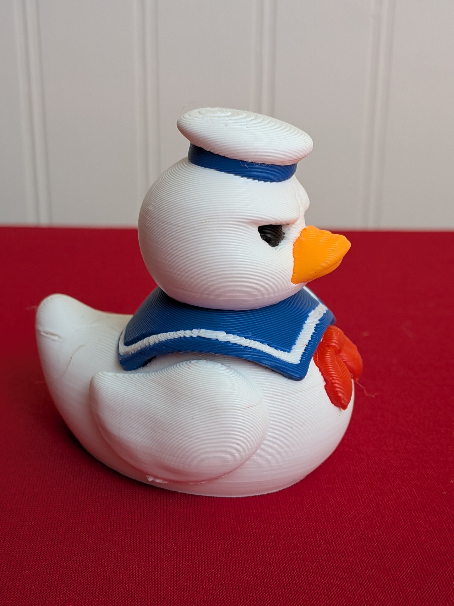 ⚪ Stay Puft Marshmallow Duck – 3D Printed Duck Collectible 🦆