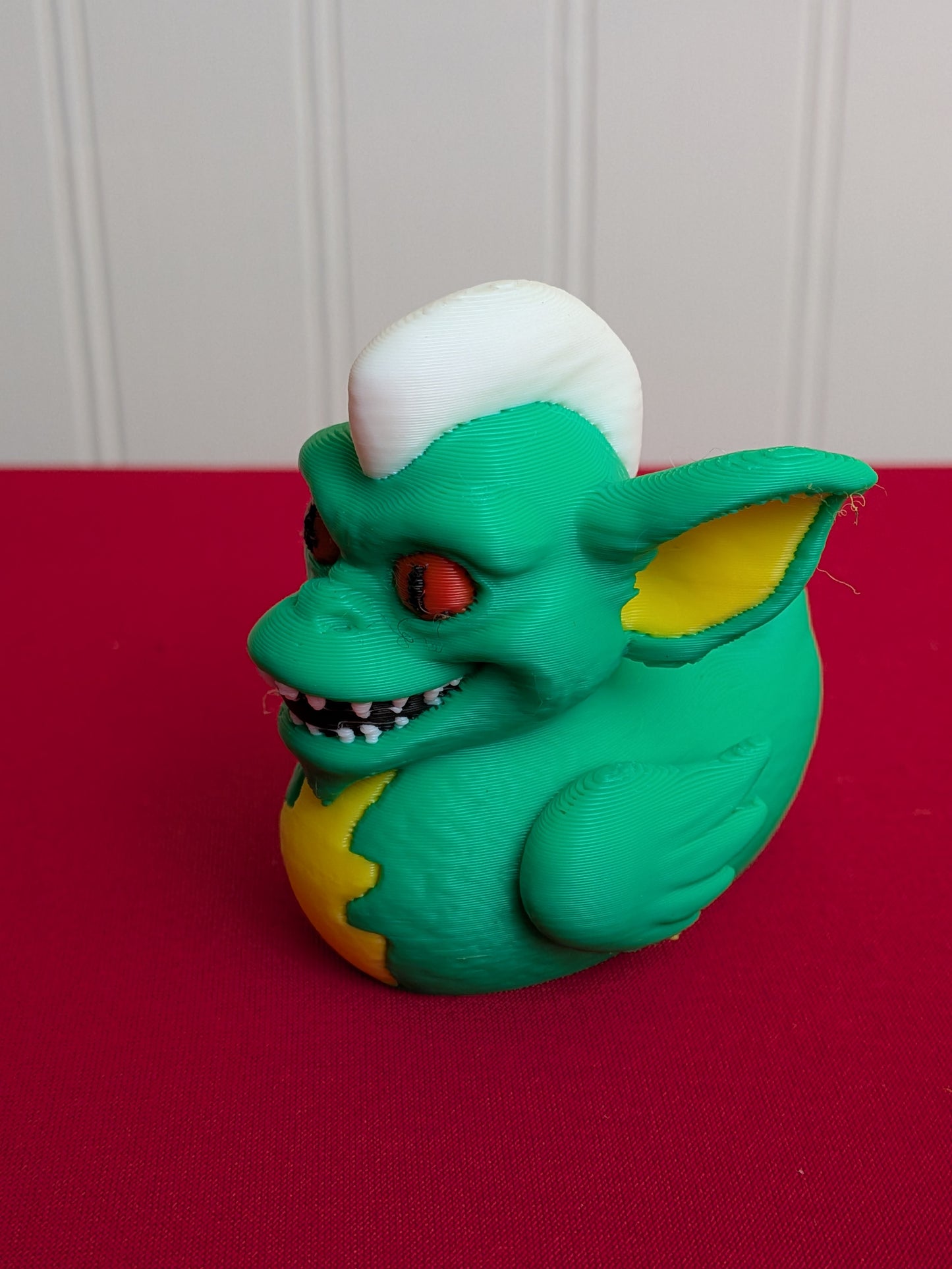 💀 Spike the Gremlin Inspired Duck – 3D Printed Collectible | Mischievous Movie Monster Duck Figurine 🦆