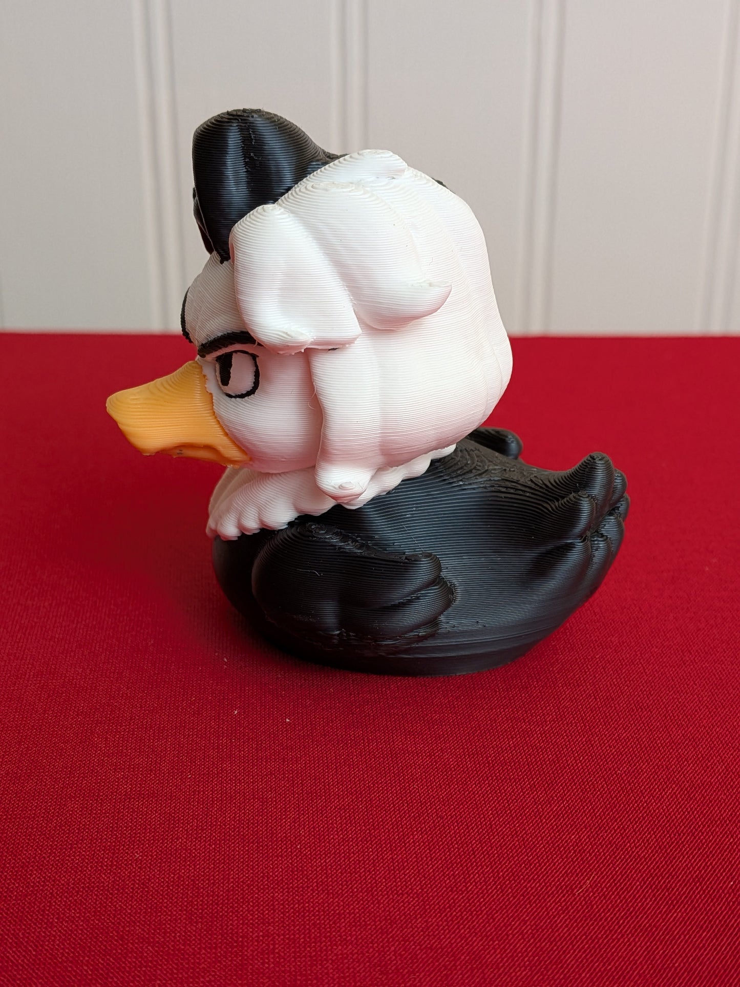 🖤 Cruella Deville Duck – 3D Printed Fashion Villain Duck Collectible 🦆
