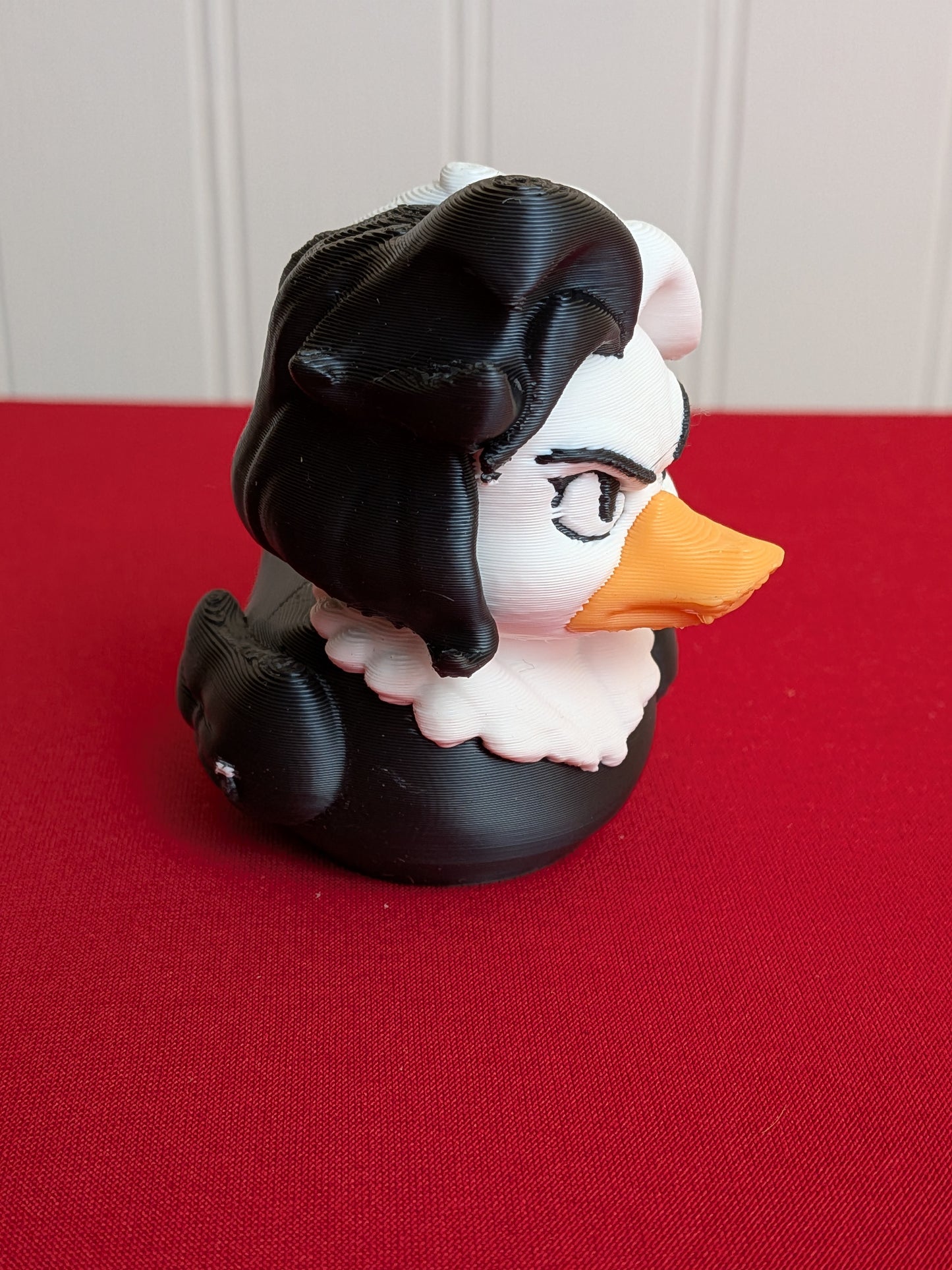 🖤 Cruella Deville Duck – 3D Printed Fashion Villain Duck Collectible 🦆