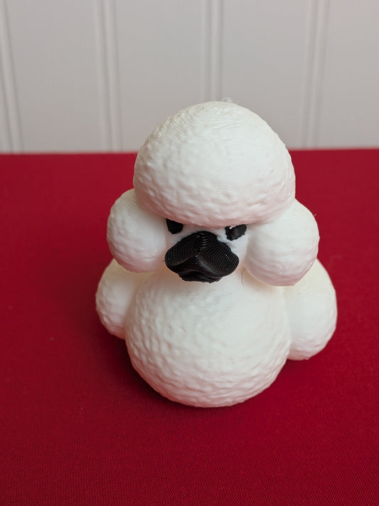 🐩 Poodle Duck – 3D Printed Dog Lover Collectible | Cute Poodle Gift & Animal Mashup Decor 🦆