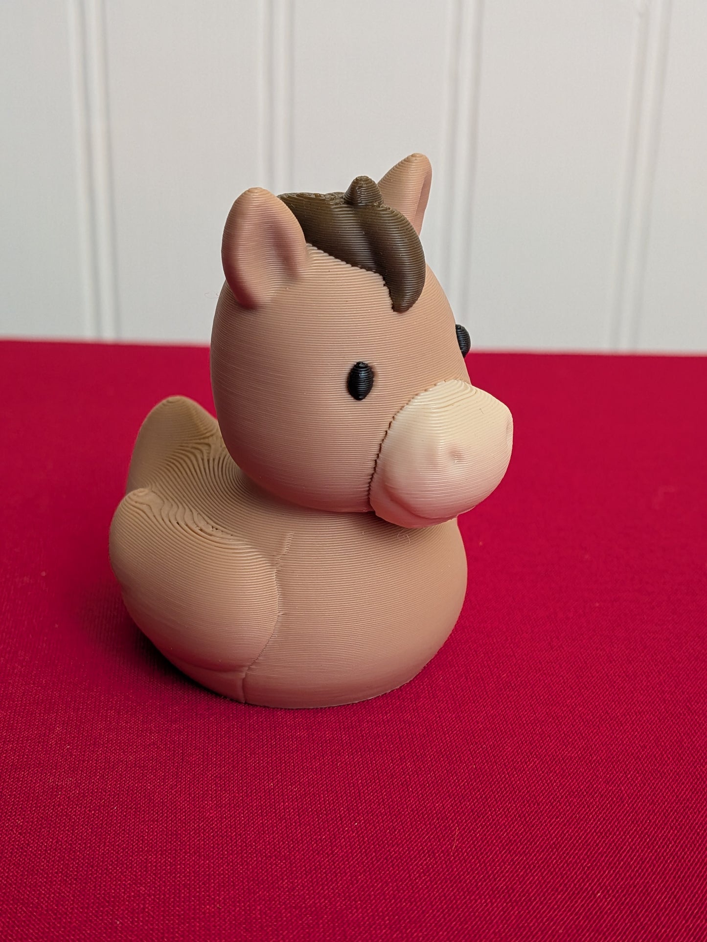 🐴 Horse Duck – 3D Printed Collectible | Farm Animal & Equestrian Inspired Rubber Duck Figurine 🦆