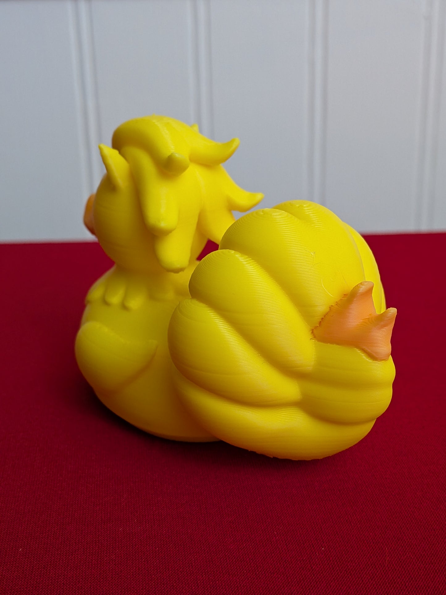 🦊 Seven Tails Inspired Duck – 3D Printed Collectible | Elemental Fox Spirit Rubber Duck Figurine 🦆