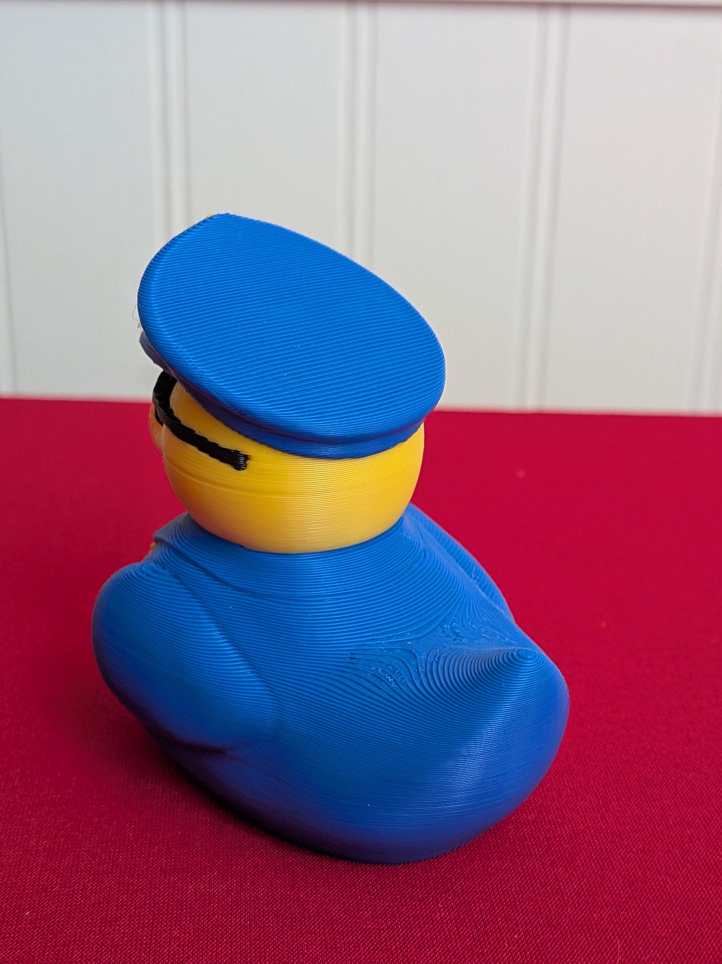👮 Police Officer Duck – 3D Printed Law Enforcement Collectible | Fun Gift for Police & Duck Lovers 🦆