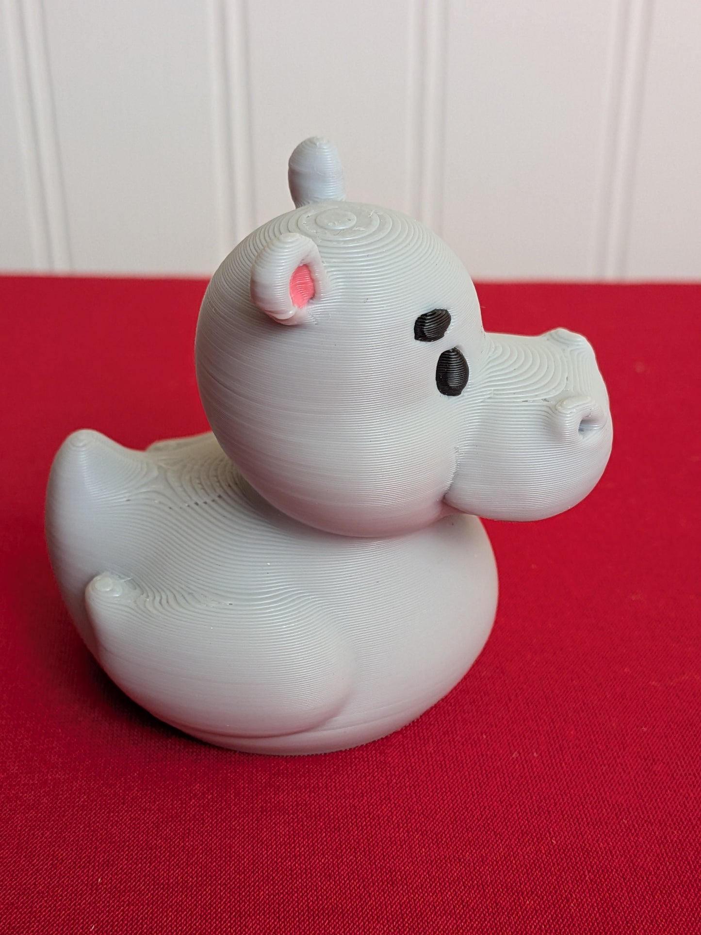 🦛 Hippo Duck – 3D Printed Collectible | Funny Animal Mashup Rubber Duck Figurine 🦆