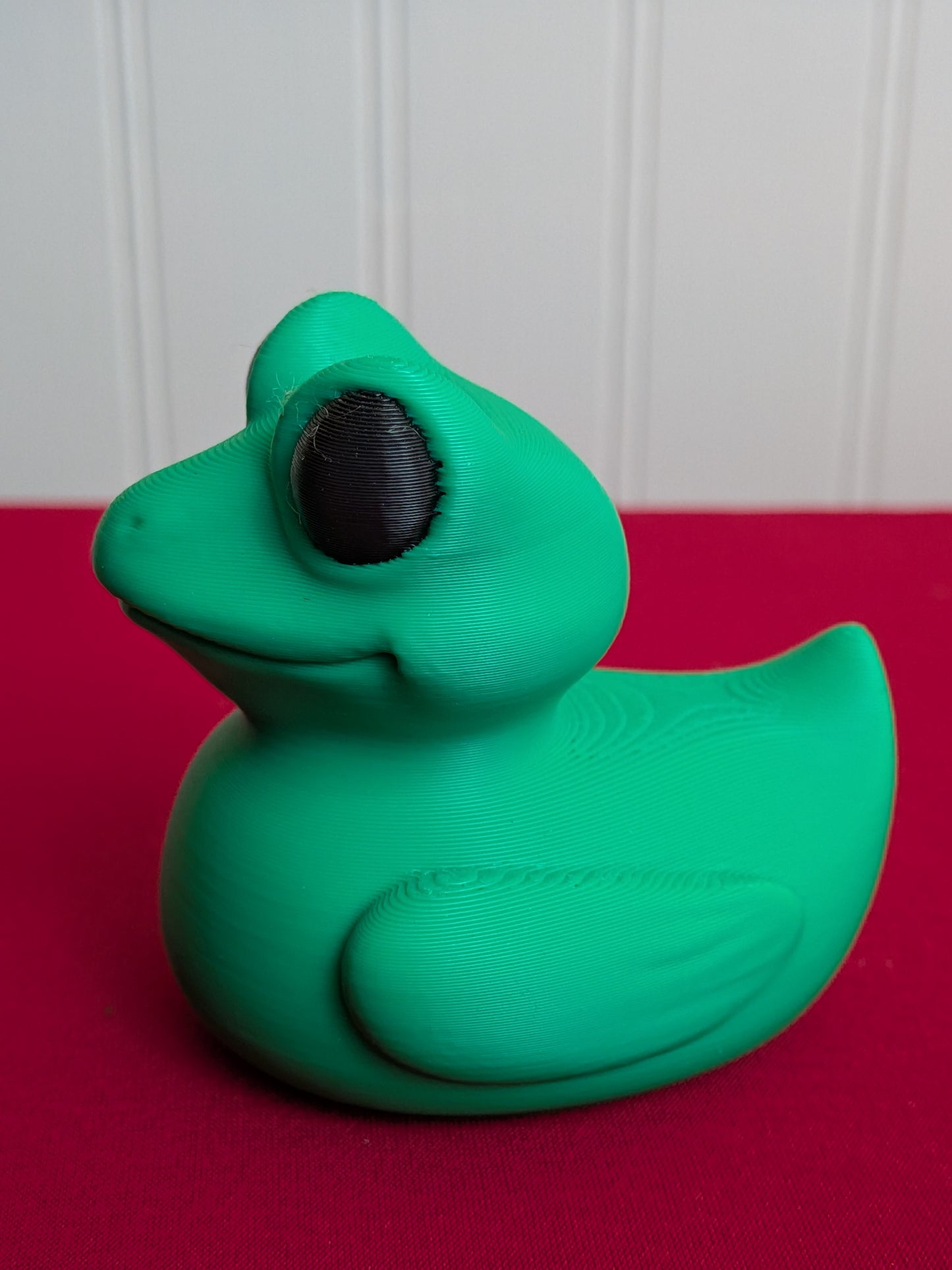 🐸 Frog Duck – 3D Printed Collectible | Funny Animal Mashup Rubber Duck Figurine 🦆