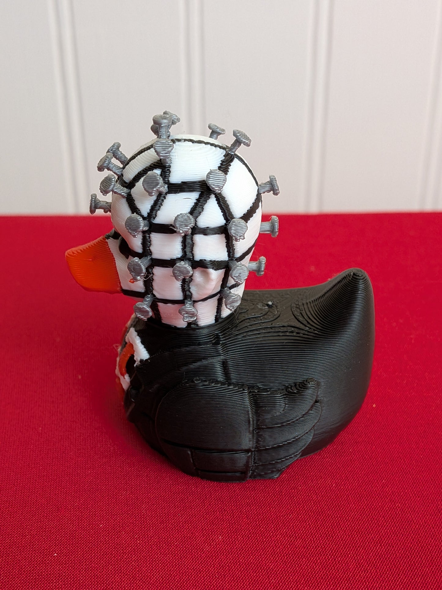 Pinhead Inspired Horror Duck 3D Printed Ducking Gift