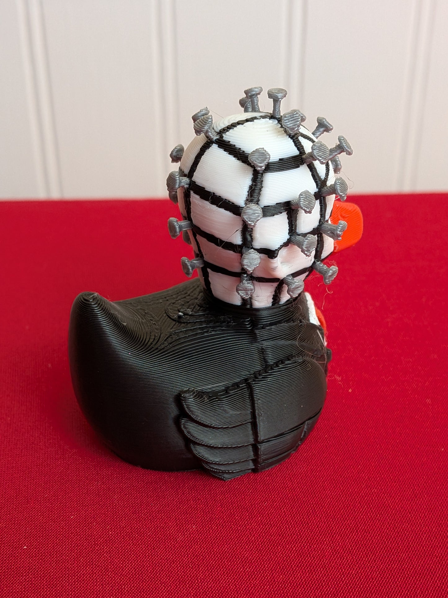 Pinhead Inspired Hellraiser Duck
