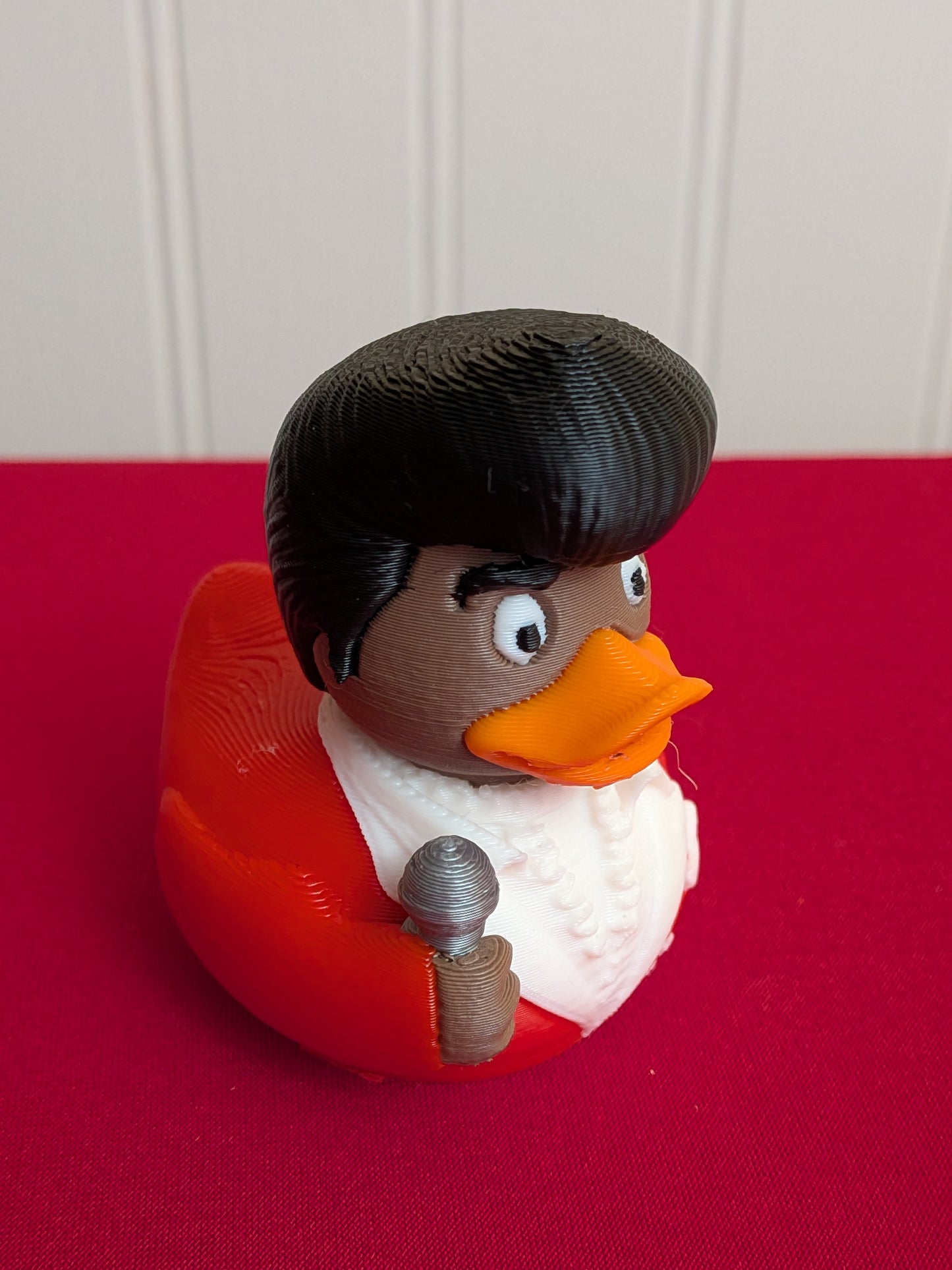 🎤 James Brown Inspired Duck – 3D Printed Collectible | Funk Music Legend Rubber Duck Figurine 🦆