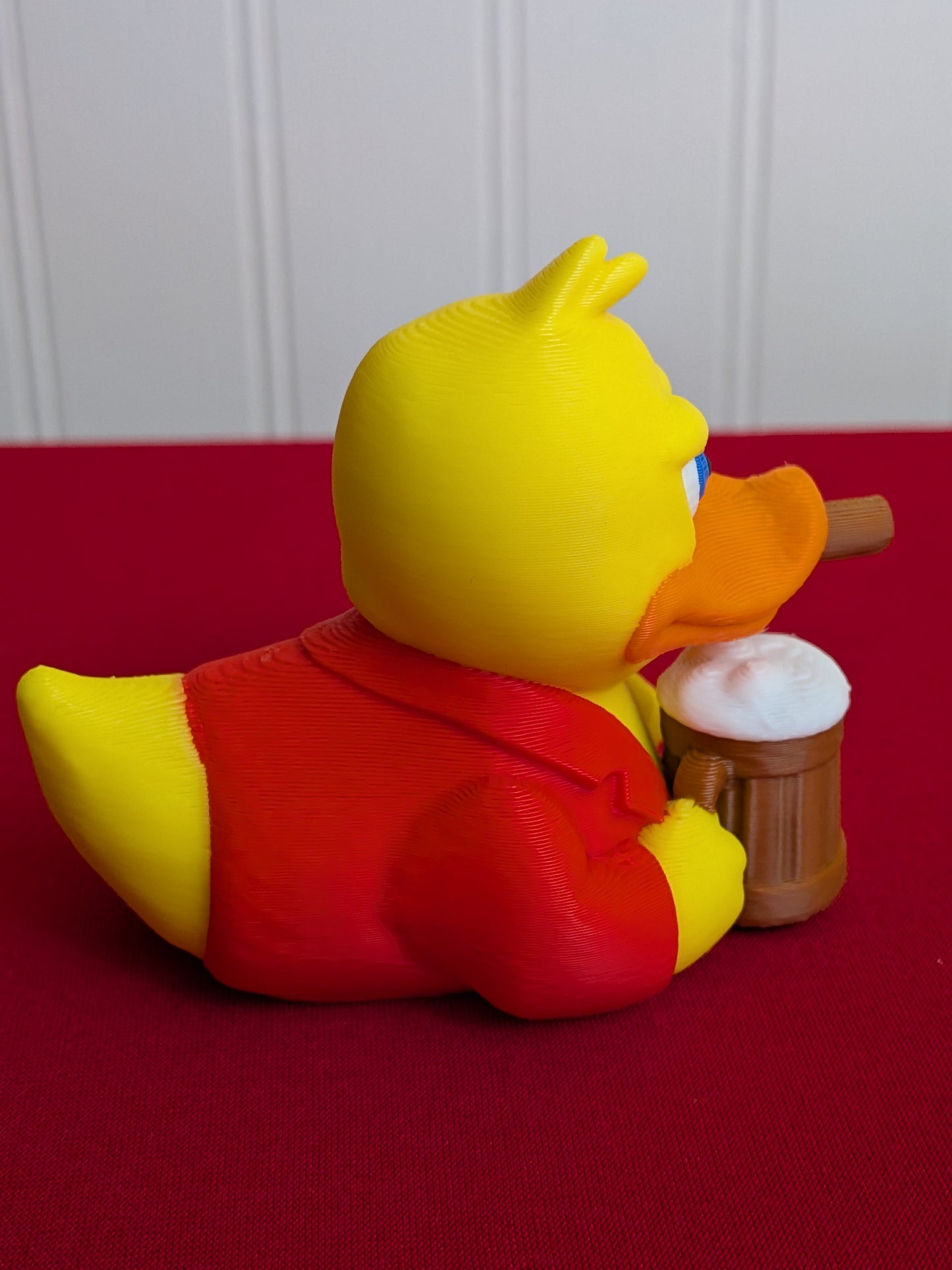 🦆🍺 Cigar & Beer Duck – 3D Printed Duck Figurine | Retro Movie-Inspired Duck | Funny Collectible Gift
