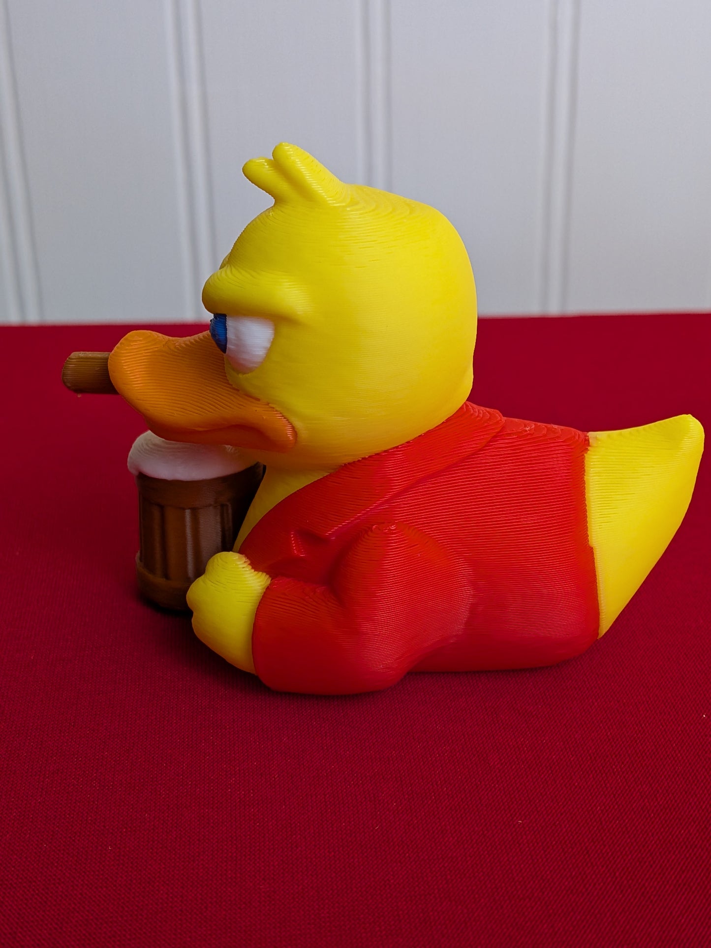🦆🍺 Cigar & Beer Duck – 3D Printed Duck Figurine | Retro Movie-Inspired Duck | Funny Collectible Gift