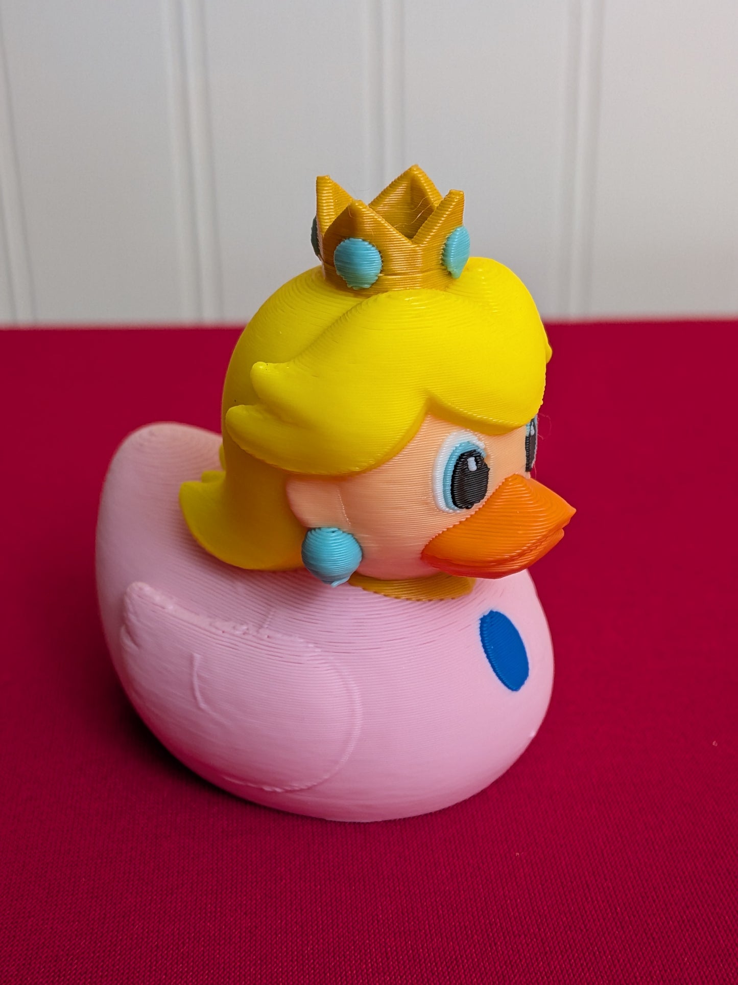 👑🦆 Royal Princess Duck – 3D Printed Duck Figurine | Pink Princess-Inspired Collectible | Cute Fantasy Duck Gift