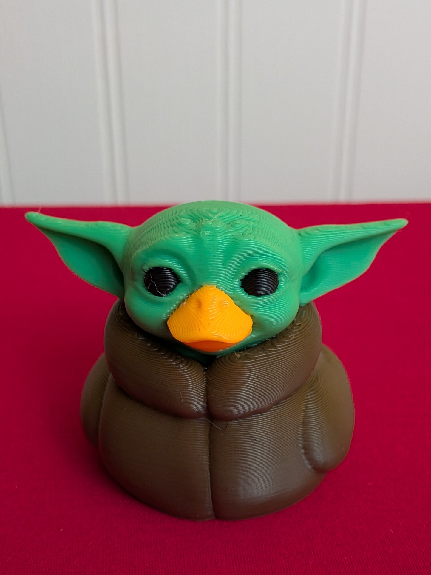Baby Alien Duck – 3D Printed Duck Figurine | Green Space Creature | Sci-Fi Inspired Collectible Gift