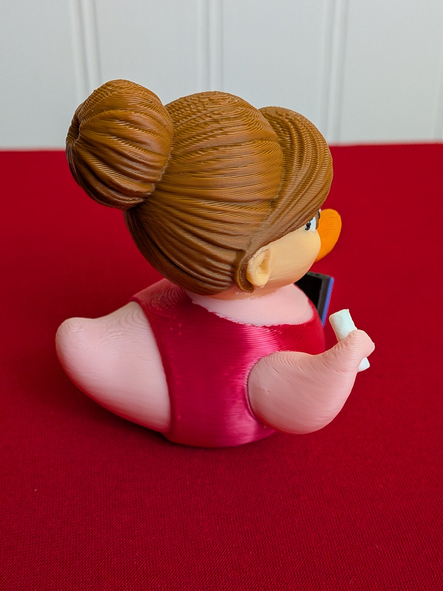 Teacher Duck – 3D Printed Figurine | Classroom Decor | Gift for Teachers | School Themed Collectible