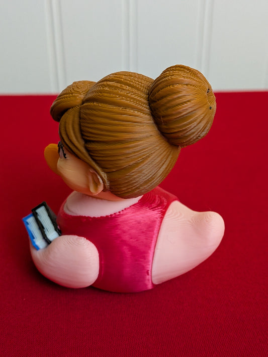 Teacher Duck – 3D Printed Figurine | Classroom Decor | Gift for Teachers | School Themed Collectible