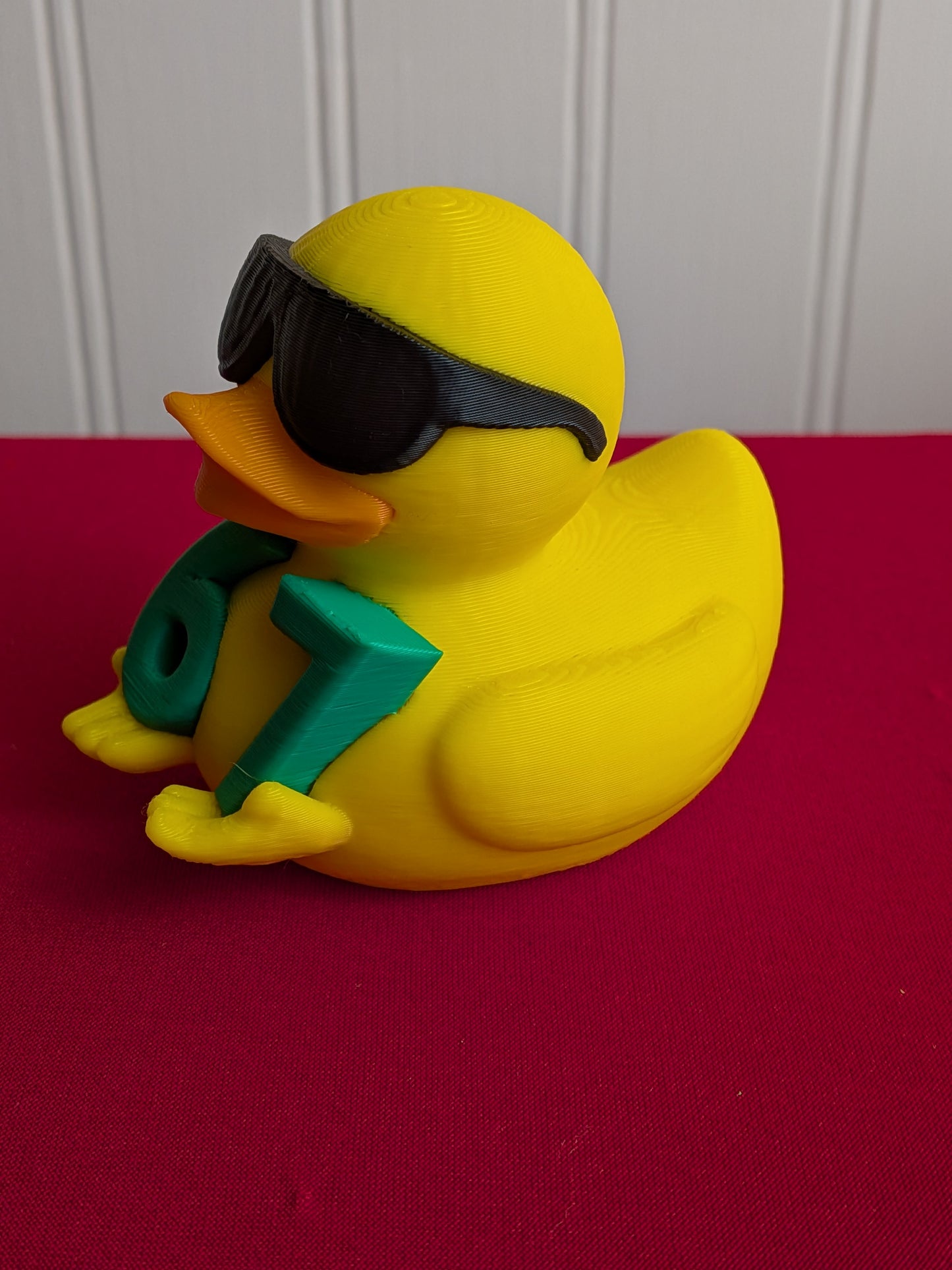 3D Printed 67 Meme Duck Collectible Figurine | Internet Humor Desk Decor