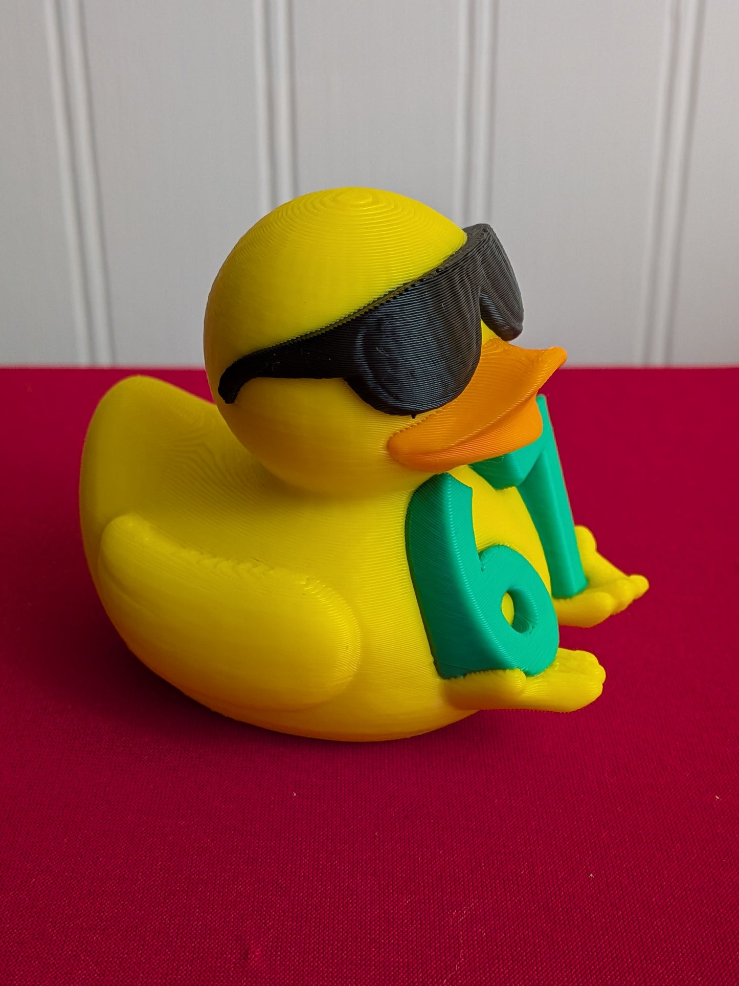 3D Printed 67 Meme Duck Collectible Figurine | Internet Humor Desk Decor