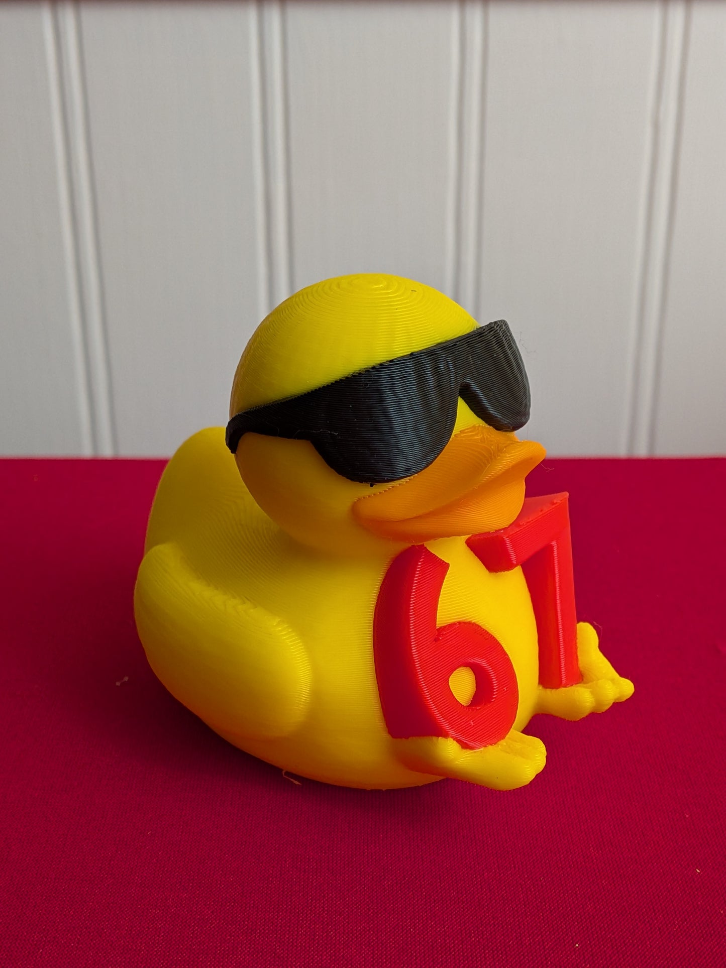 3D Printed 67 Meme Duck Collectible Figurine | Internet Humor Desk Decor